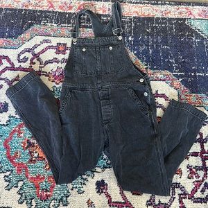 Free people black overalls